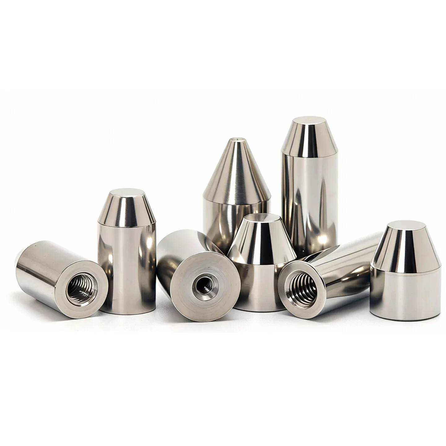 Stainless Steel Tapered Internal Thread Pins M2.5 M3 M4, Taper‑Head Locating Dowels, Non‑Standard Custom Guide Pins