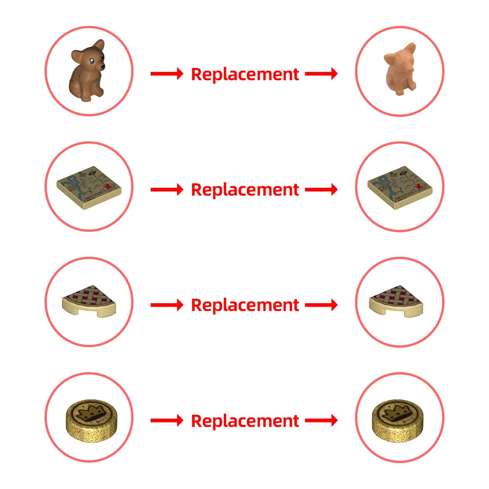 MOC القرون الوسطى مربع اللبنات القوطية وحدات منزل لعبة الطوب البناء للبالغين هدية الكريسماس #6