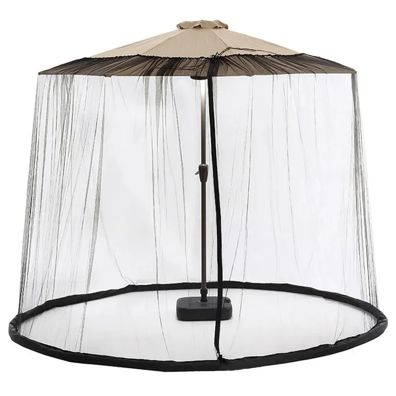 

Breathable Double Door Mosquito Mesh 300x230cm for Patio Umbrella, Camping, and Garden Tent Use