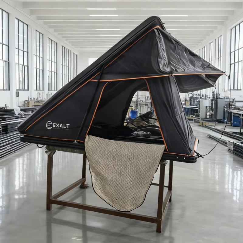 

Collapsible car-mounted pentagonal triangular roof tent outdoor campingSUVTank off-road self-driving and car camping