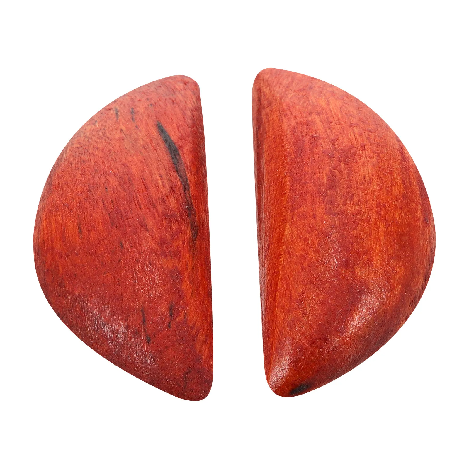 2Pcs Wooden Divination Peach Wood Material Taoist Buddhist Ceremony Tool for Yin Yang Hexagram Reading Home Temple