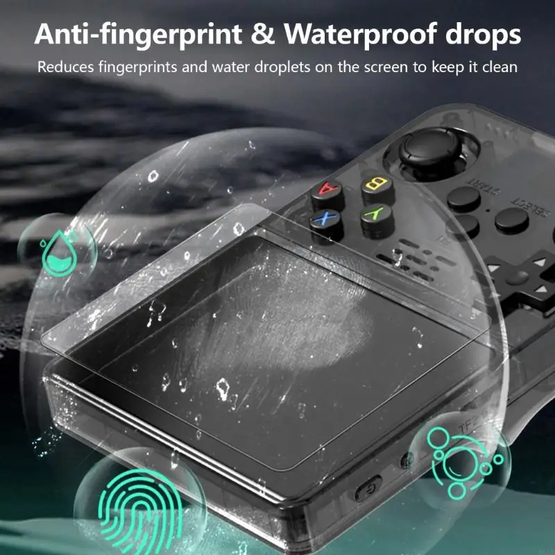 DXAB Tempered Glass Screen Protector Cover Clear Film für RGB20S R36S R35S -Konsole