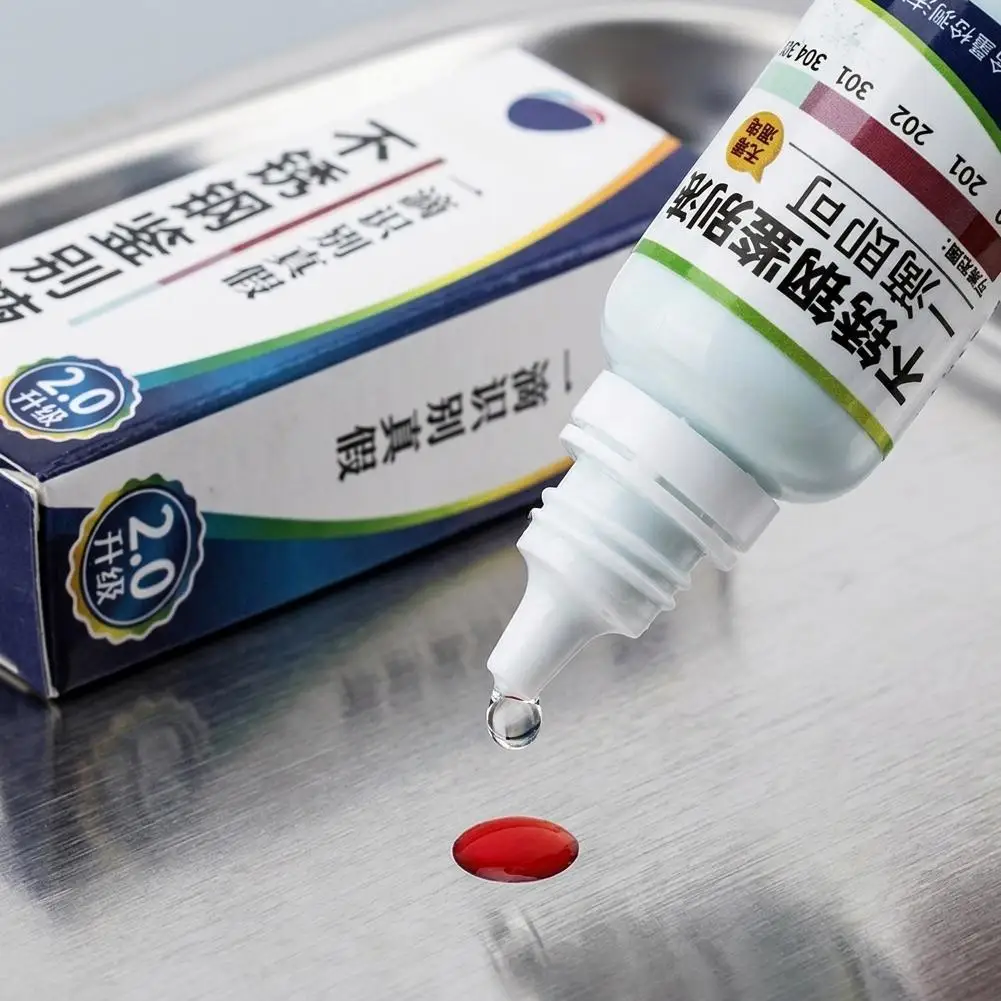 304/201/202/301 Stainless Steel/Titanium Testing Liquid Rapid Reagent Analysis and Identification Liquid