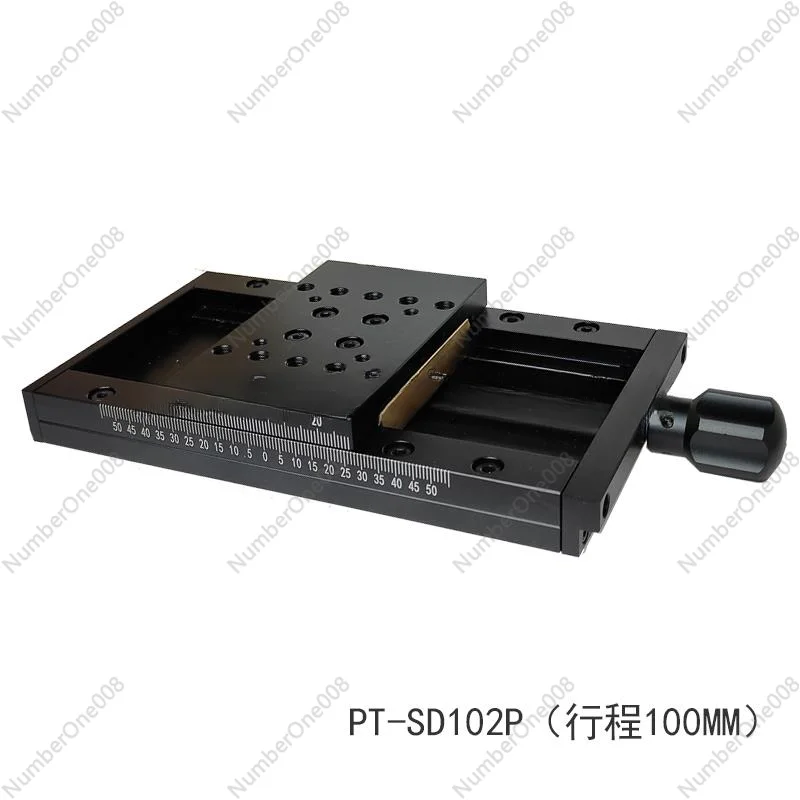 X Axis 50mm Travel Manual translation stage Manual Linear Stage Displacement Platform Optical Sliding Table PT-SD102P/102PS