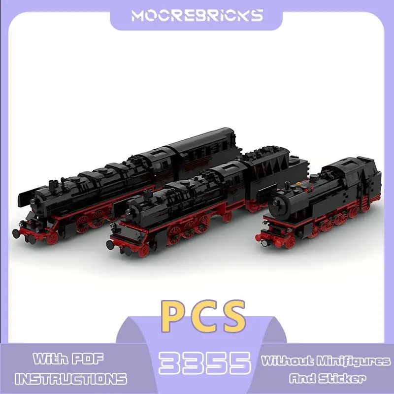 

German Steam Locomotives Model MOC-115491 Classic Train Building Blocks Educational Bricks Toy Children's Birthday Gift