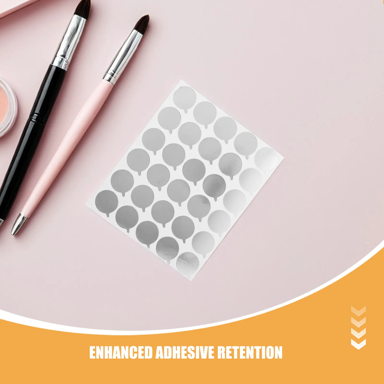 40 Sheets extension Adhesive Glue Pallet Aluminum Foil Waterproof Disposable Lash Adhesive Pads Salon Professional Use
