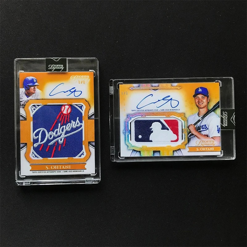 2024 Topps DIY Dynasty Dodge Shohei Ohtani Team Logo Cutting Signature Card Printing Signature Replica Homemade Card