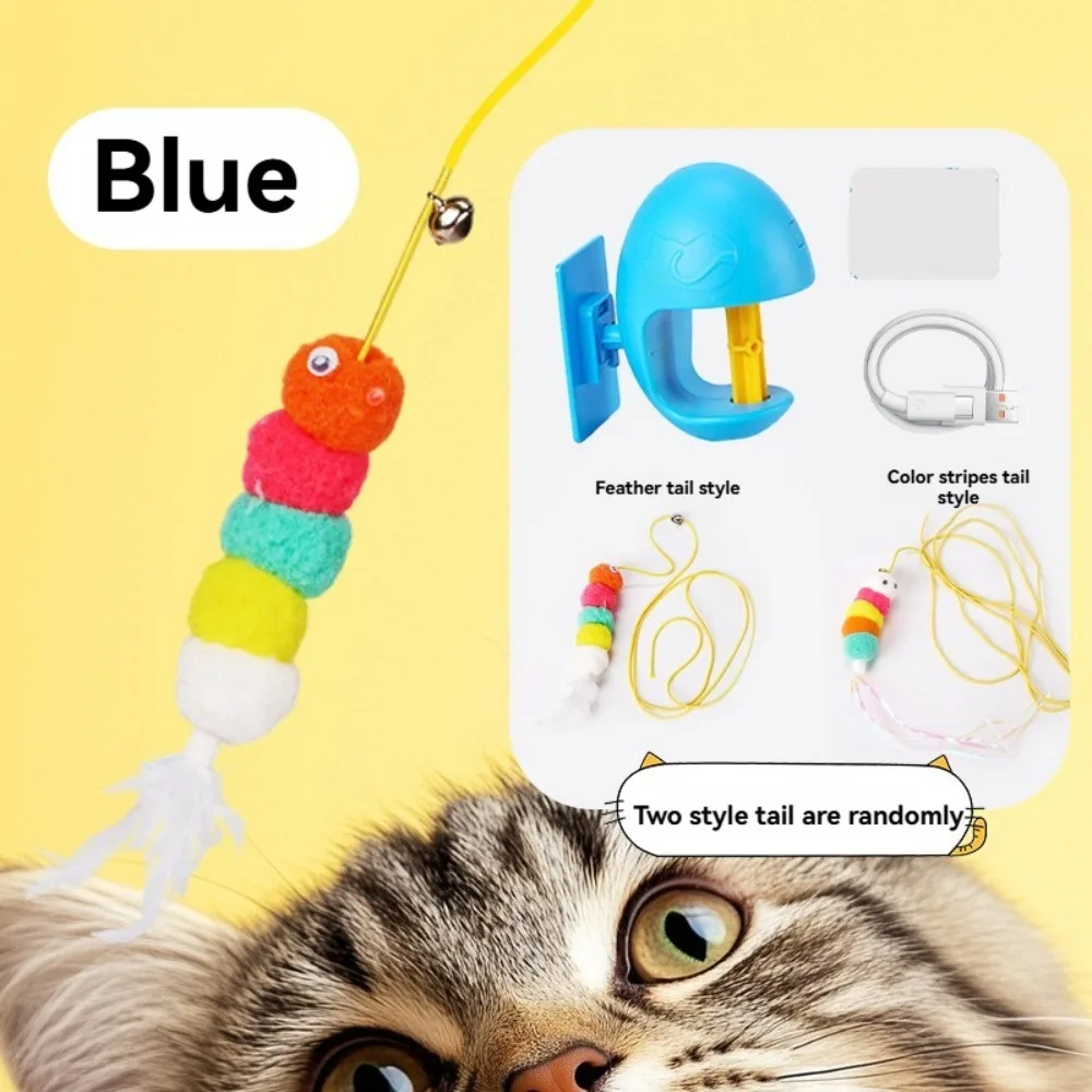 

Creative Electric Door Hanging Funny Elastic Rope Elastic Rope Pet Rechargeable Pet Self Play Interactive Cat Yoyo Ball