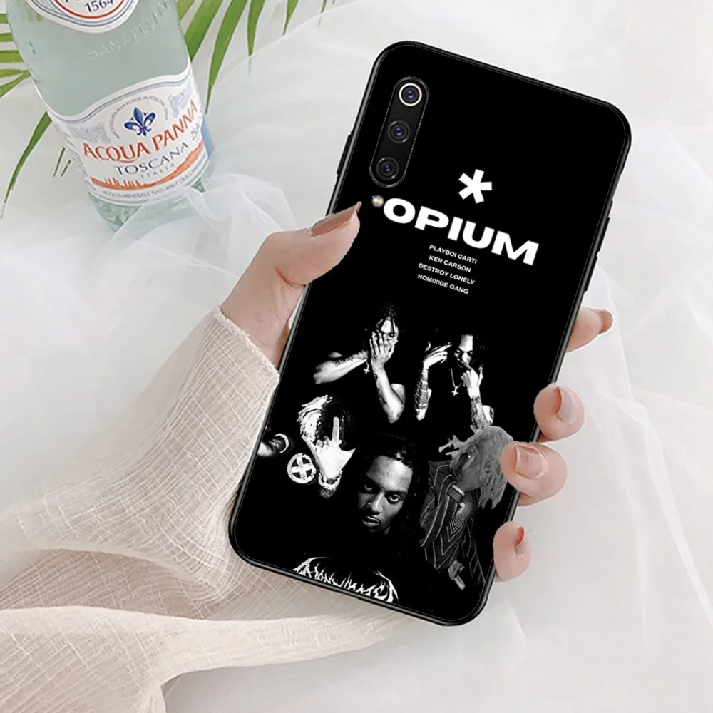 O-Opium Rap Playboi Carti Phone Case For Xiaomi Mi 5X 8 9 10 11 12 lite pro 10T PocoX3pro PocoM3 Note 10 pro lite