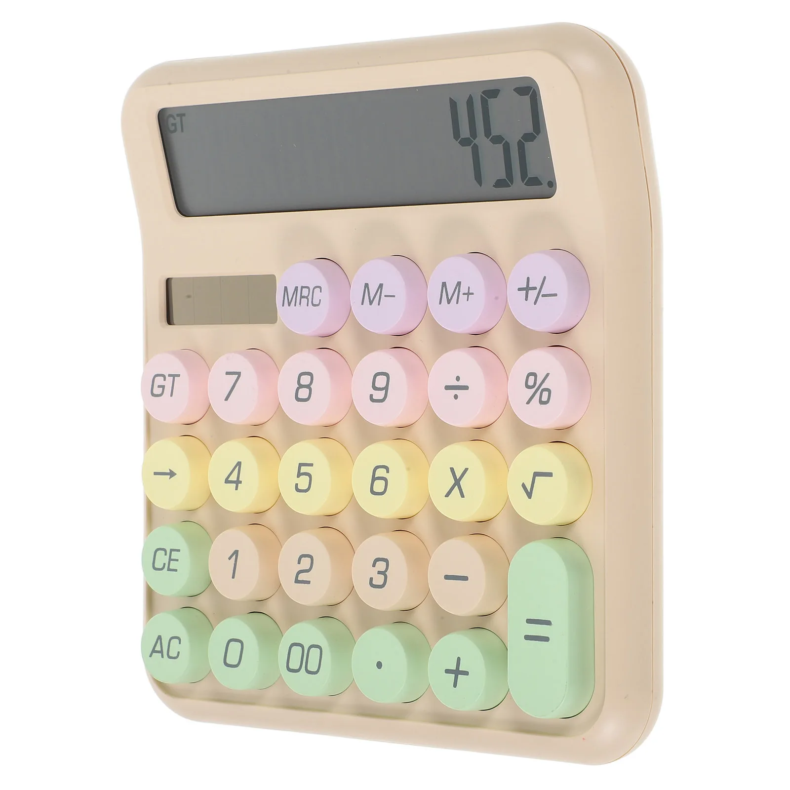 

Mechanical Calculator Portable Small Adorable Decorative Office Large Display For Students Dopamine Motivation Big Button