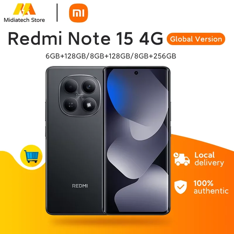 Global Version Redmi Note 15 4G Smartphone 6.77
