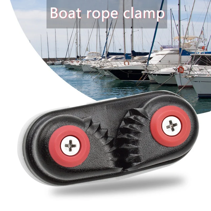 1 PCS Rowing Boat Fast Entry Cleats Canoe Kayak Cam Cleat Kayak Accessories Inflatable Boat Rope Clamp