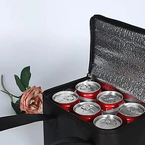Outdoor-Kühlbox, tragbar, wärmeisoliert, Kühltasche, Camping, Lebensmittel, Getränke, Bento-Taschen, Grill, Reißverschluss, Picknick-Zubehör