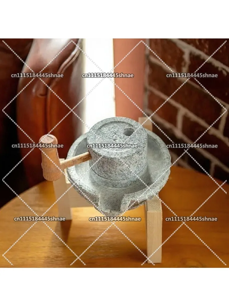 Natural Small Stone Grinding Home Ornaments, Nostalgic Grinding Disc Decorations, Creative Retro Gifts
