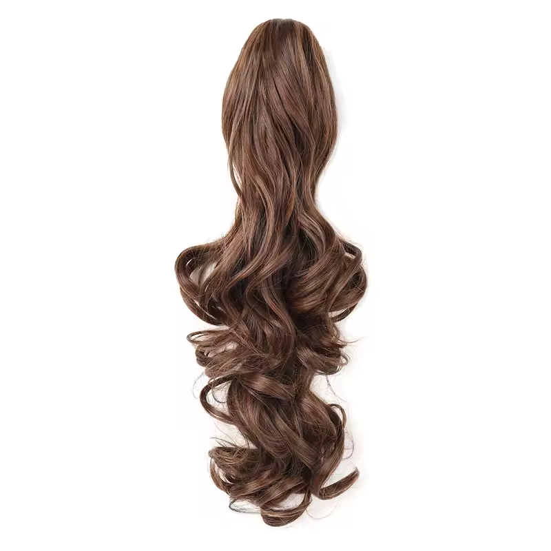Claw Clip Ponytail Extension 18"&24 Clip in Wavy Synthetic Ponytail Hair Extensions Long Pony Tails for Women Extensions - Image 7
