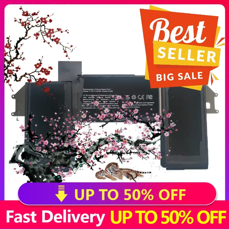 

【Fast Delivery】New 11.39v 49.9Wh A2389 Laptop Battery For MacBook Air 13" A1932 A2179 A2337 M1 Series A1965 A2389 Battery