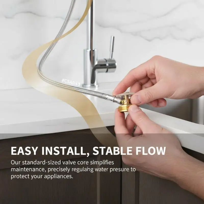 portable1pc Water Heater Brass Control Valve Regulator Core Sturdy Cap Cover for Gas Appliance Home Repair Bathroom Use