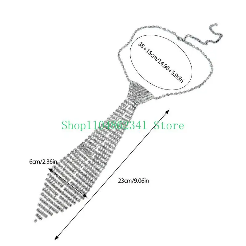 5asd Nhật Bản Nổ áo choàng NeXtie MIỄN PHÍ Tàu rhinestones Tie Women Men Party Party