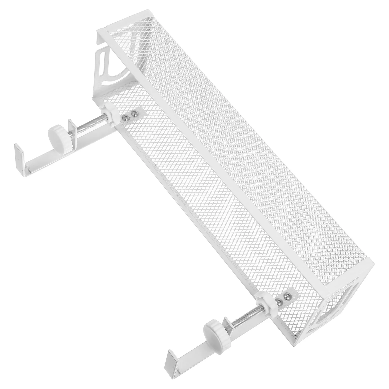 

Cable Management Tray under Desk Small Organizer Carbon Steel Office Cord Rack Wire Organizer Electrical Desk Basket