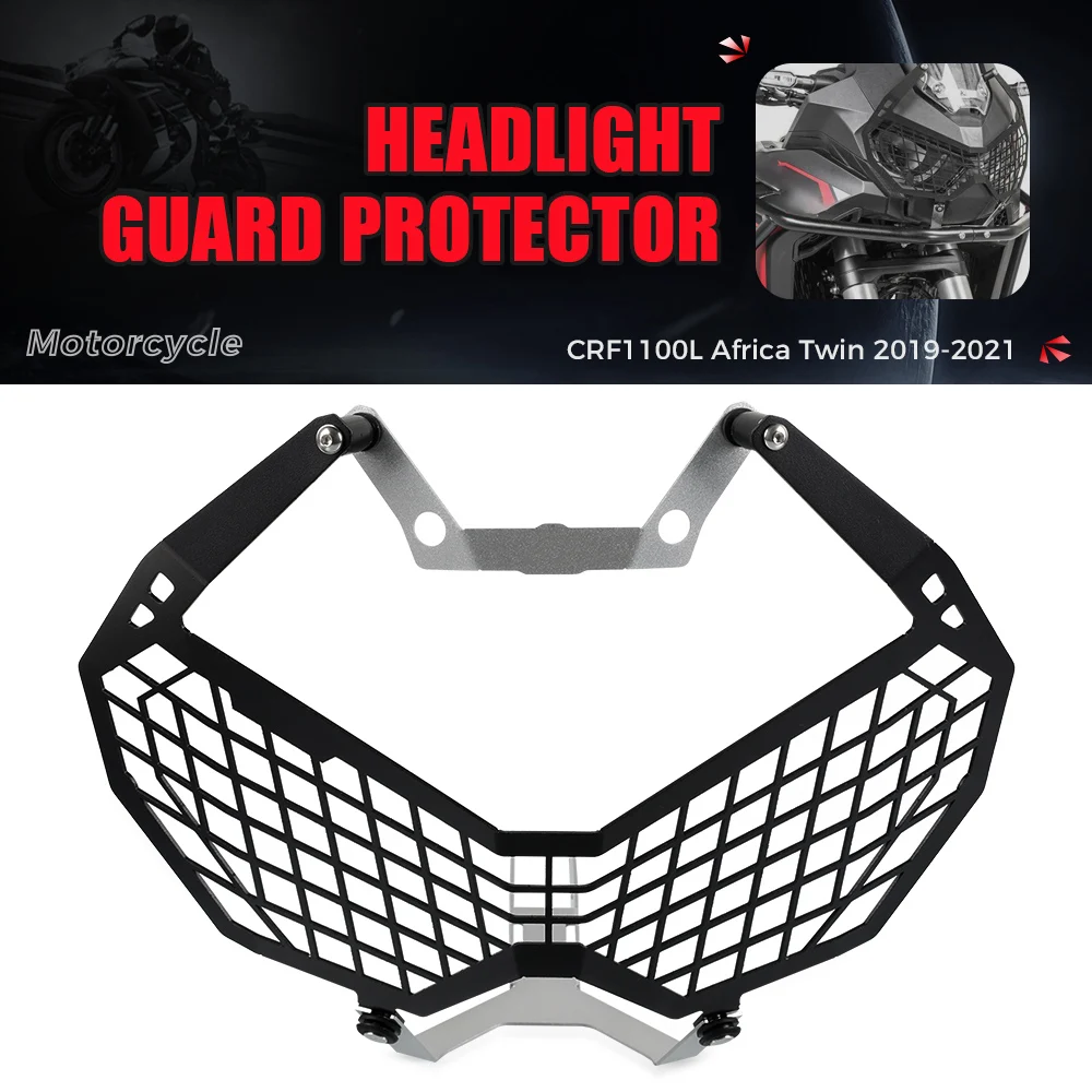 

FOR HONDA CRF1100L AFRICA TWIN STD 2019 2020 2021 Motorcycle Accessories Headlight Guard Protector Grille Light Cover Protective