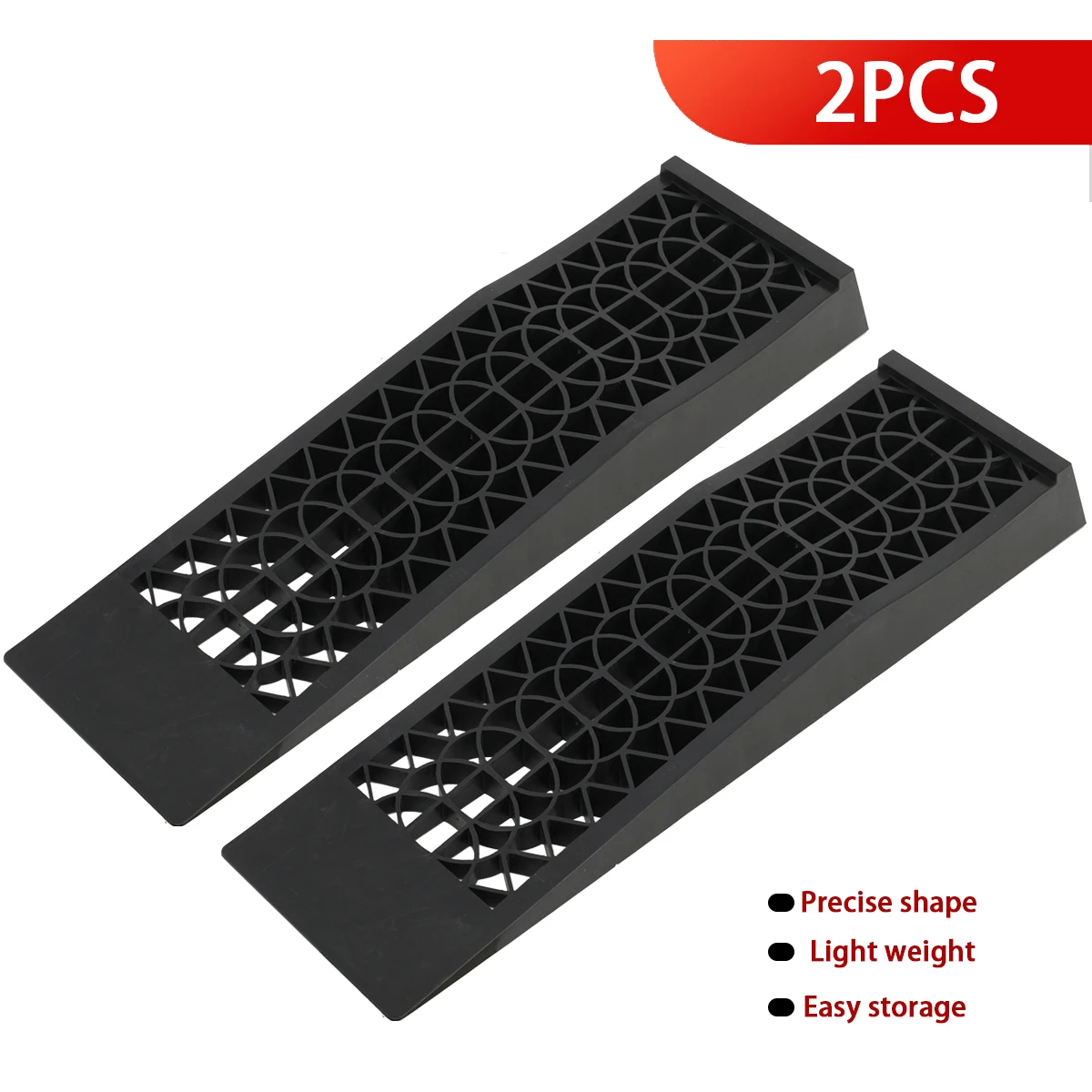 2 قطعة 5 طن قدرة الثقيلة سلالم السيارات 70 سنتيمتر البلاستيك المحمولة تحميل الوصول سلالم رفع إصلاح صيانة جاك رفع أداة