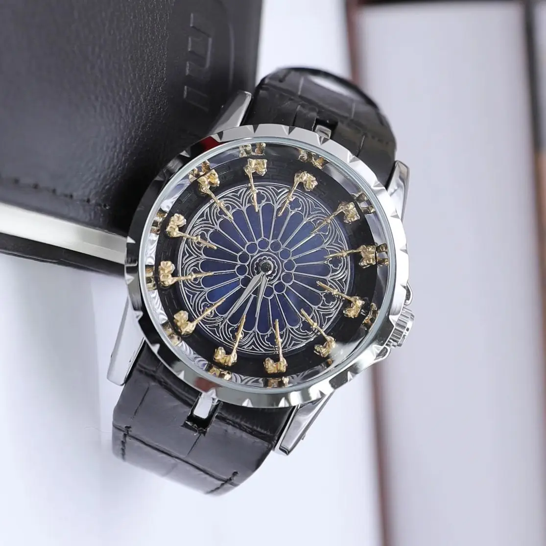 

Элегантные мужские часы, часы Knights of the Twelve Tables, мужские немеханические часы с концепцией червоточины, мужские часы со знаками зодиака, нишевые брендовые мужские часы, модный аксессуар в повседневном стиле