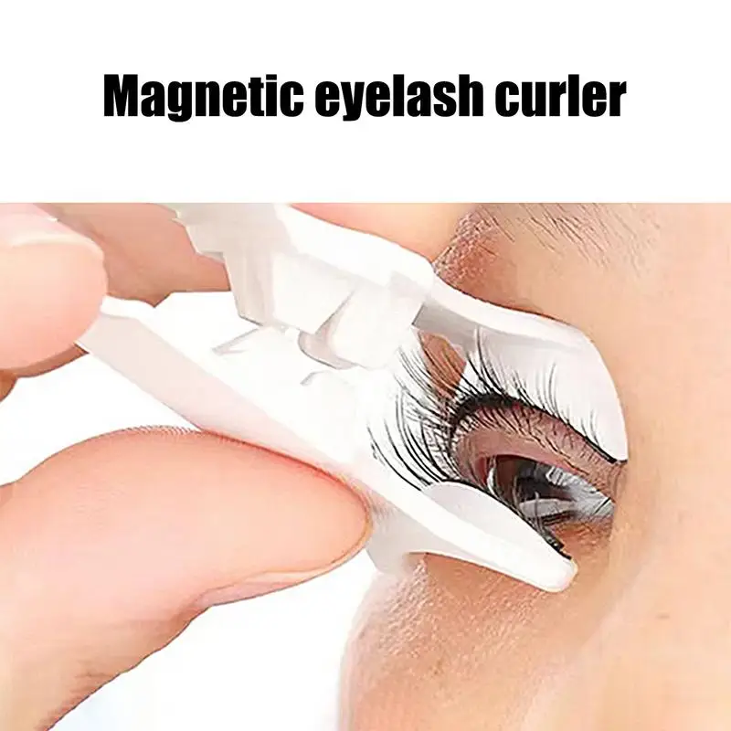 False Eyelash Applicator Lazy V Clip Eyelash Curler 3D Curved Eyelashes Tweezer Curler Clip Clamp Makeup Tools