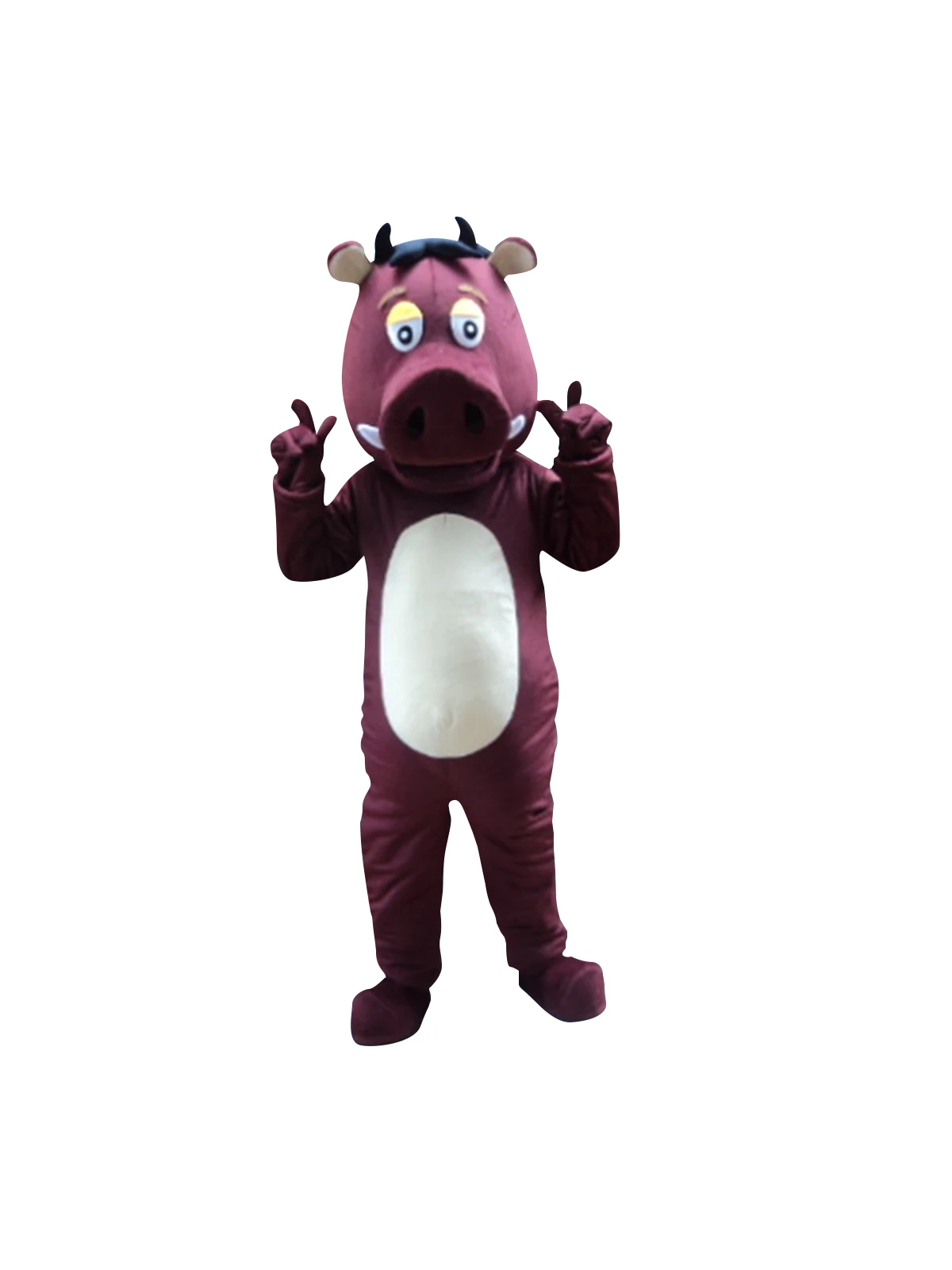 Wild Boar Halloween Mascot Costume Fancy Dress Cosplay Outfit