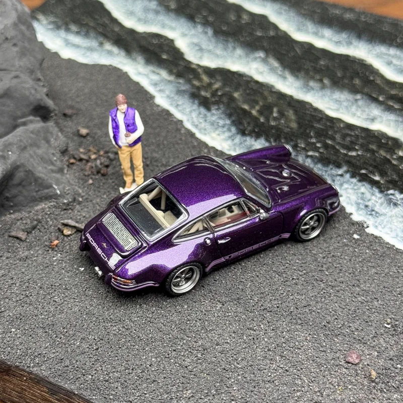 ZINCIT 1:64 Singer DLS Coupe sports car 911 alloy miniature