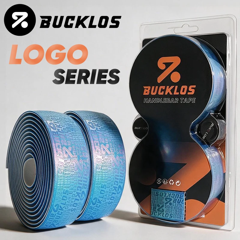 Image of BUCKLOS LOGO SERIE Rennrad-Lenkerband Weiches Komfortables Rennrad-Lenkerband PU EVA Rutschfestes Fahrrad-Lenkerband