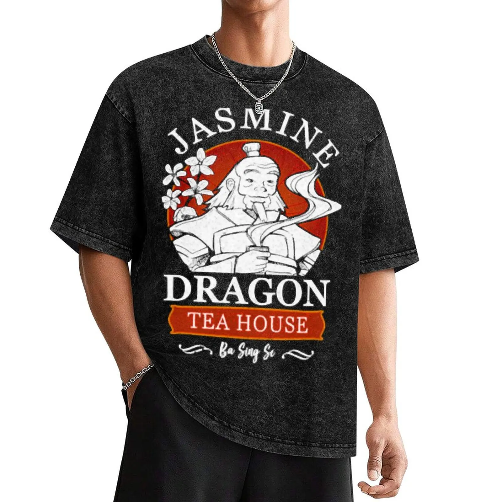 Jasmine Dragon Tea Shop T-Shirt anime Blouse Short sleeve tee graphic t shirts mens t shirts top quality