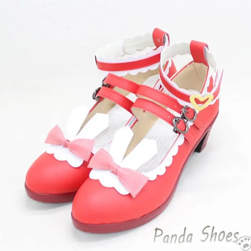 Game Rebellion Totoki Airi Cosplay Shoes Anime Cos Comic Cosplay Costume Prop Shoes for Con Halloween Party