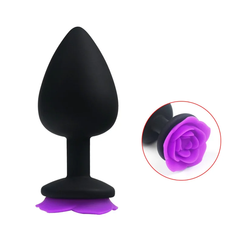 Xingwan silicone volta tribunal redondo rosa butt plug saindo estimulando brinquedos sexuais dispositivo de dilatação anal combinação butt plug