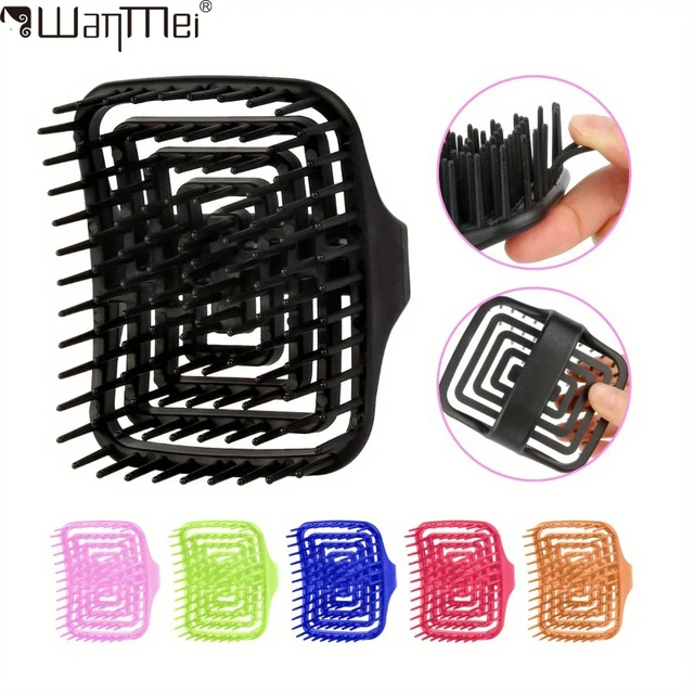 WANMEI Scalp Massage Shampoo Brush - Deep Cleansing & Exfoliation, TPEE Hollow Design, Easy Hair Care