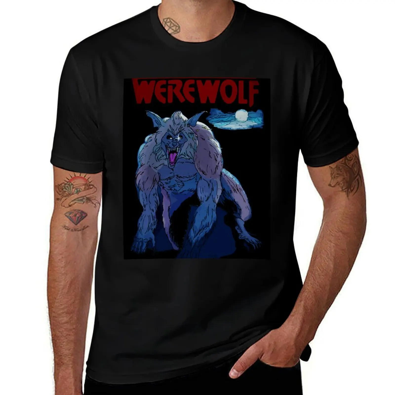 

WEREWOLF 1987 V2 by SHNAST-TV T-Shirt t shirt custom print t shirt for man