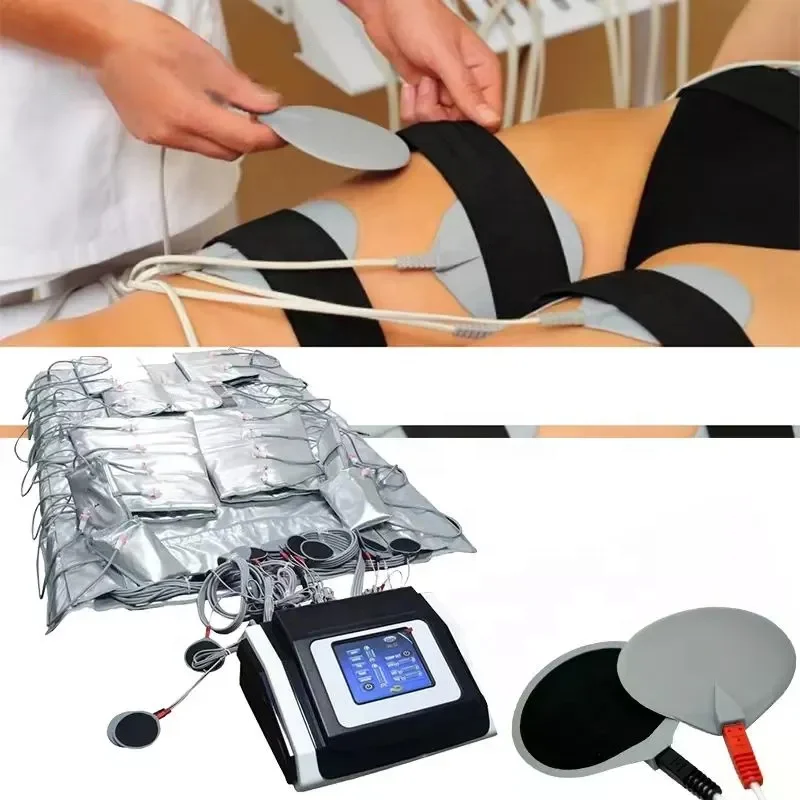 

Portable 3 in 1 Pressotherapy Device Air Compression Therapy Lymphatic Drainage Arm Leg Body Massage with Heating