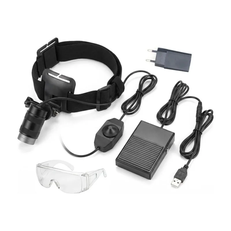 [NEWA08R】 LED UV Eyelash Glue Curing Lamp-Adjustable Design 6W With Foot Switch-EU Plug For Quick Dry Applications
