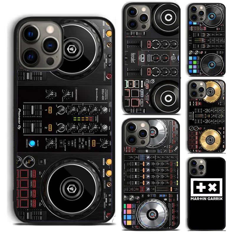 Digital Mixer Dj Turntabl phone Case Cover For iPhone 16 15 14 Plus XR XS apple 16 11 12 13 mini Pro Max coque