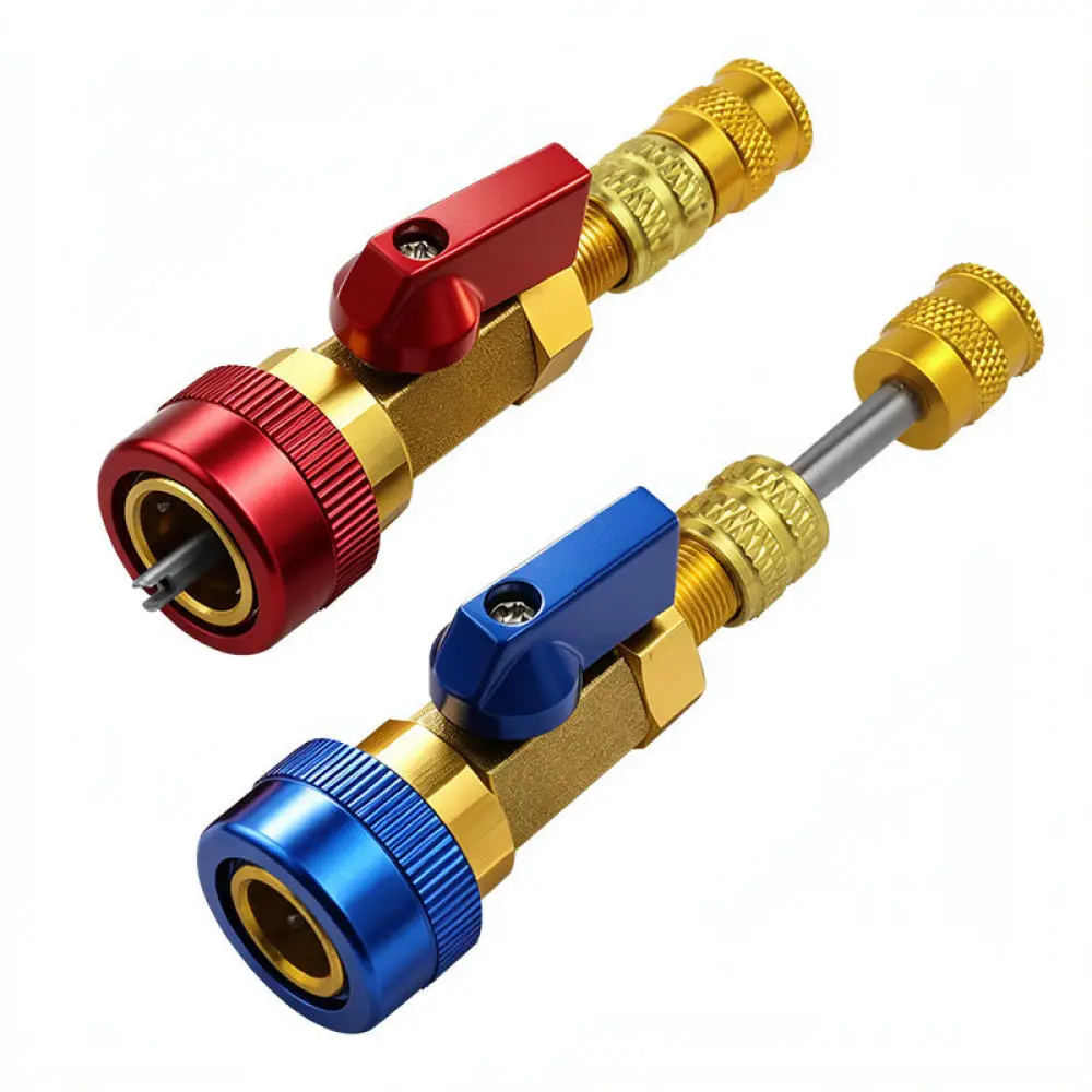 Universal Car AC Valve Core Remover Automotive Air Conditioning Repair Tool No Refrigerant Discharge Service Equipment