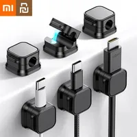 Xiaomi Youpin Magnetic Cable Clips Cable Smooth Adjustable Cord Holder Under Desk Wire Management Wire Keeper Cable Organizer