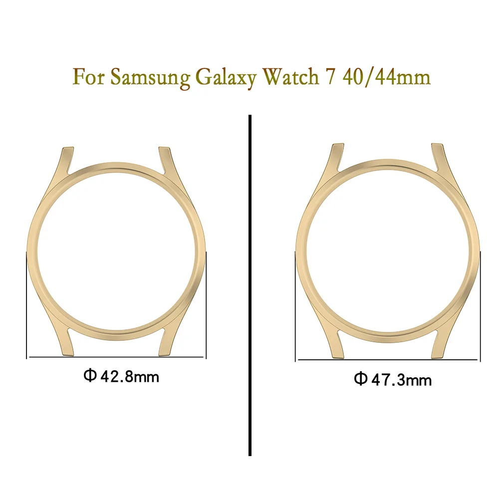 Funda hueca para reloj Samsung, cubierta protectora de PC duradera, soporte de carga con carcasa de reloj, accesorios de reloj, 7, 40mm, 44mm