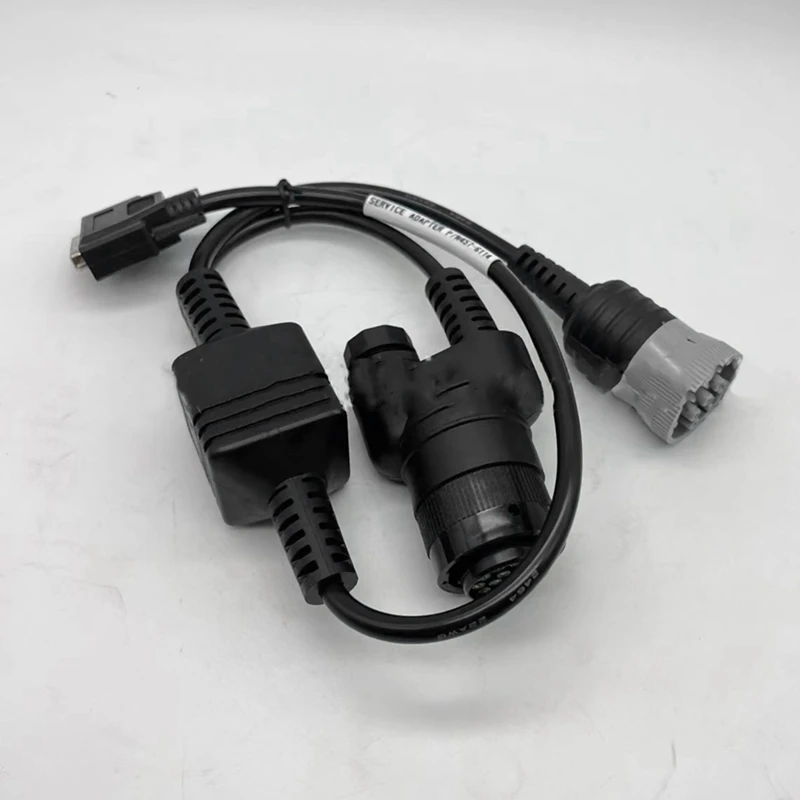 9 Pin 14Pin Ethernet Connection Cables For CAT ET4 Communication Adapter Cable 478 Diagnostic Tool PN 457-6114 Easy To Use