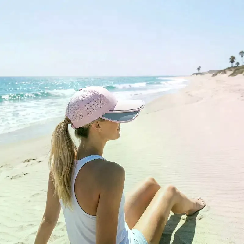 Unisex Sun Hat with Retractable Sunshade - Wide Brim UPF 50+ UV Protection Hat for Outdoor Sports, Fishing & Summer Activities