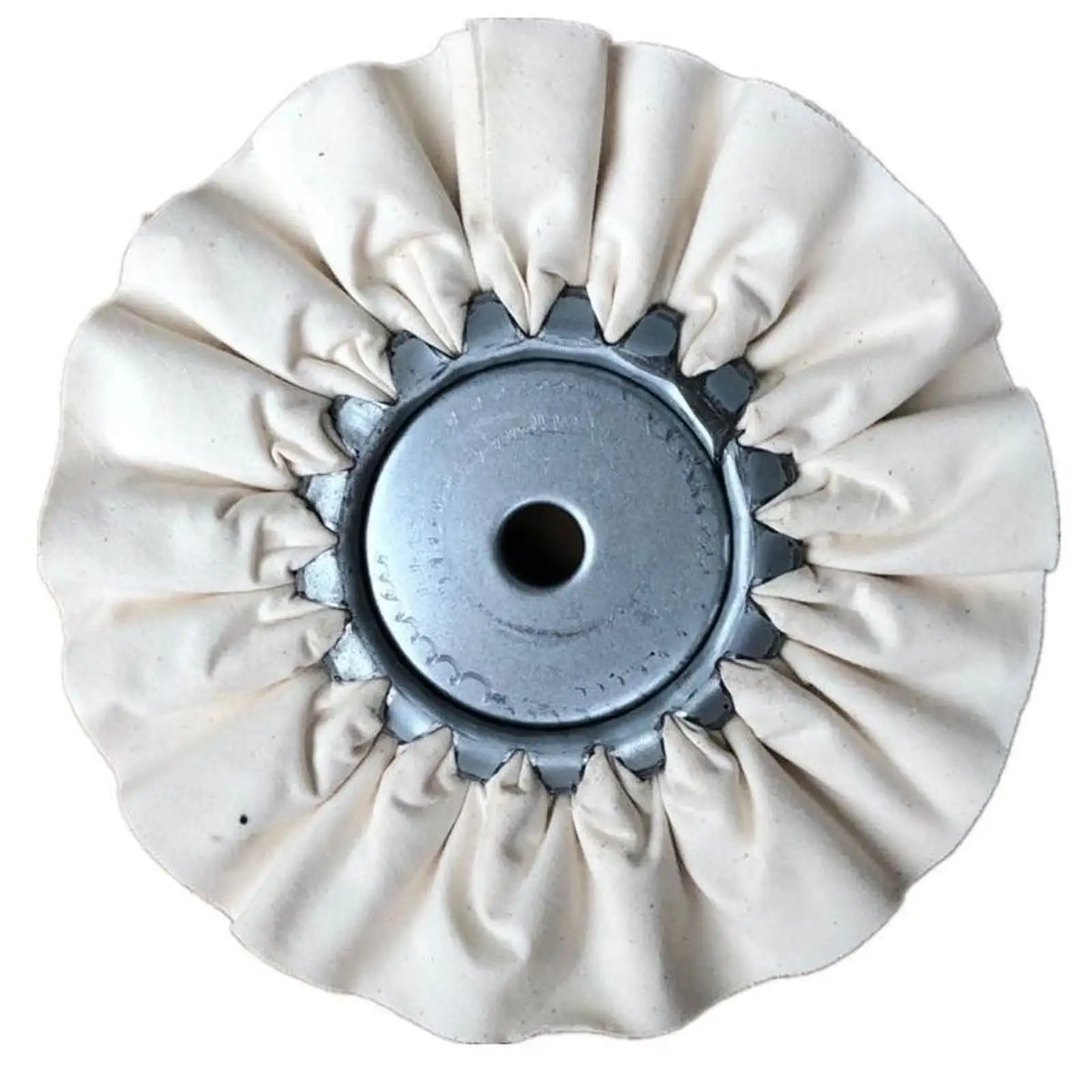3Pcs 8” Airway Buffing Wheels Set Replace Parts Orange Medium Polishing for Bench Grinder with 4Pcs Polishing Wax