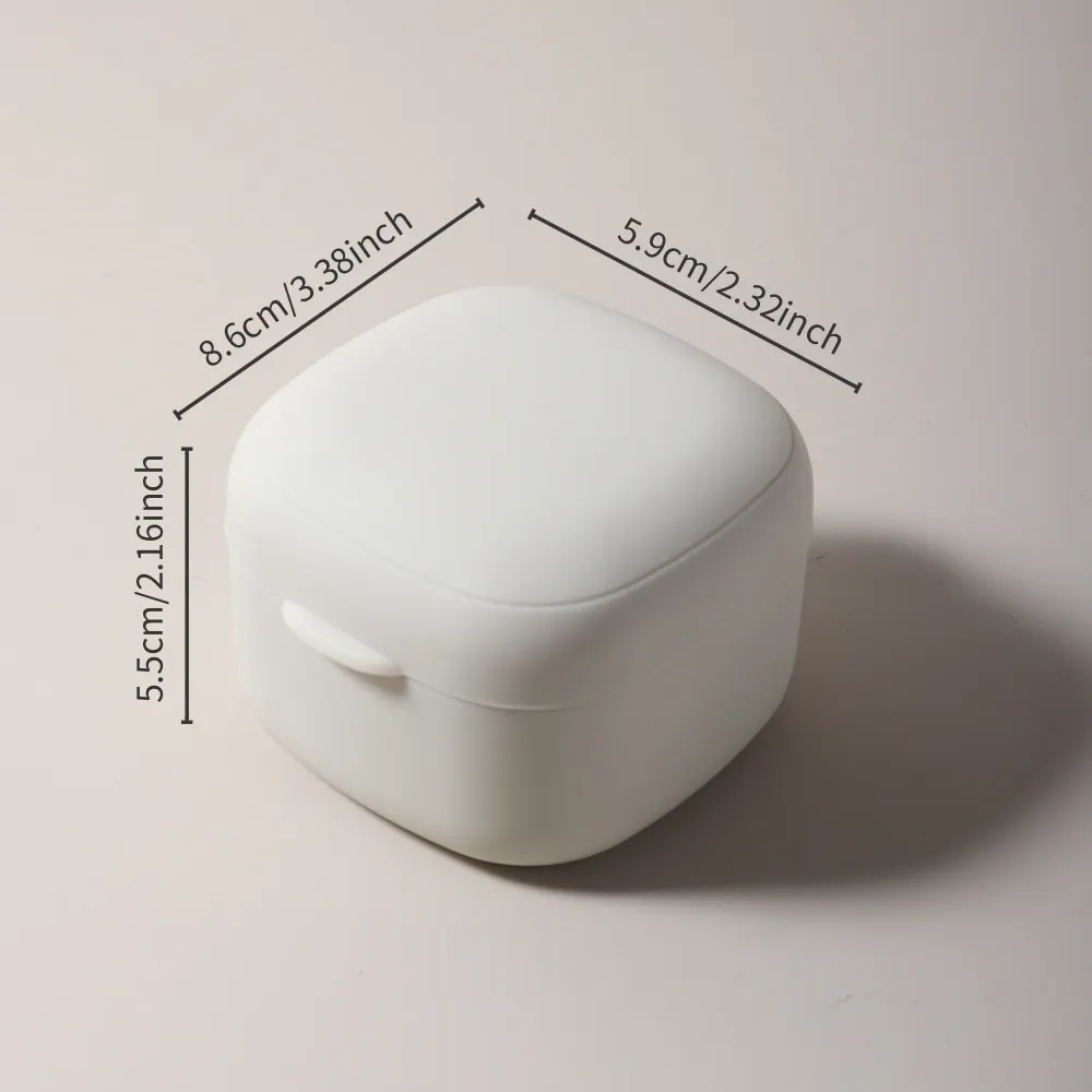New arrival Hot Sell thick  Baby Pacifier Case food storage box Silicone Nipple Cover for infant