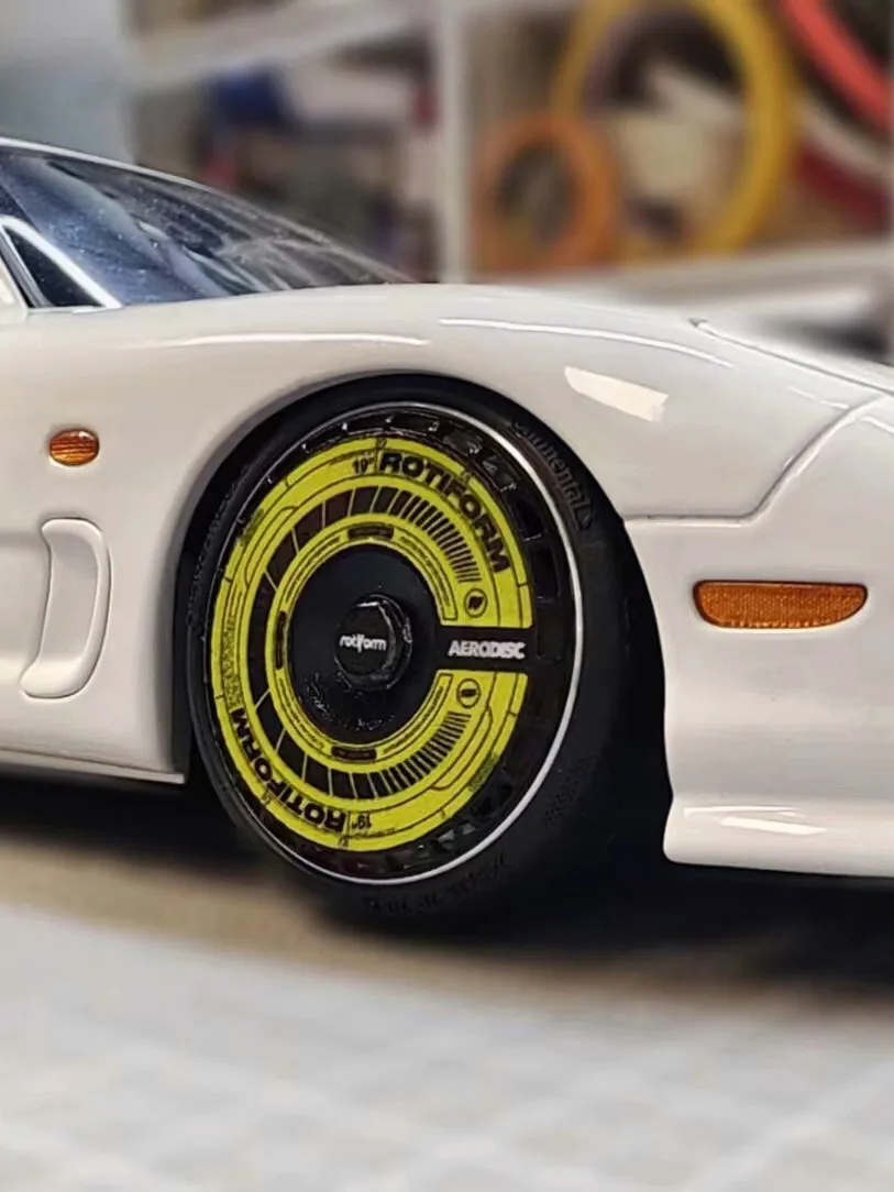 Rotiform Aerodisc, Modificación de Ruedas para Modelos de Coches, EstarTec, Modelo de Juguete Automotriz, Simulación de Vehículo, Artículo Coleccionable