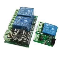 ESP8266 WiFi Dual-channel Relay Module ESP-01/01S DC 5V 1 Single Channel With Relay Indicator Light Low Level Control