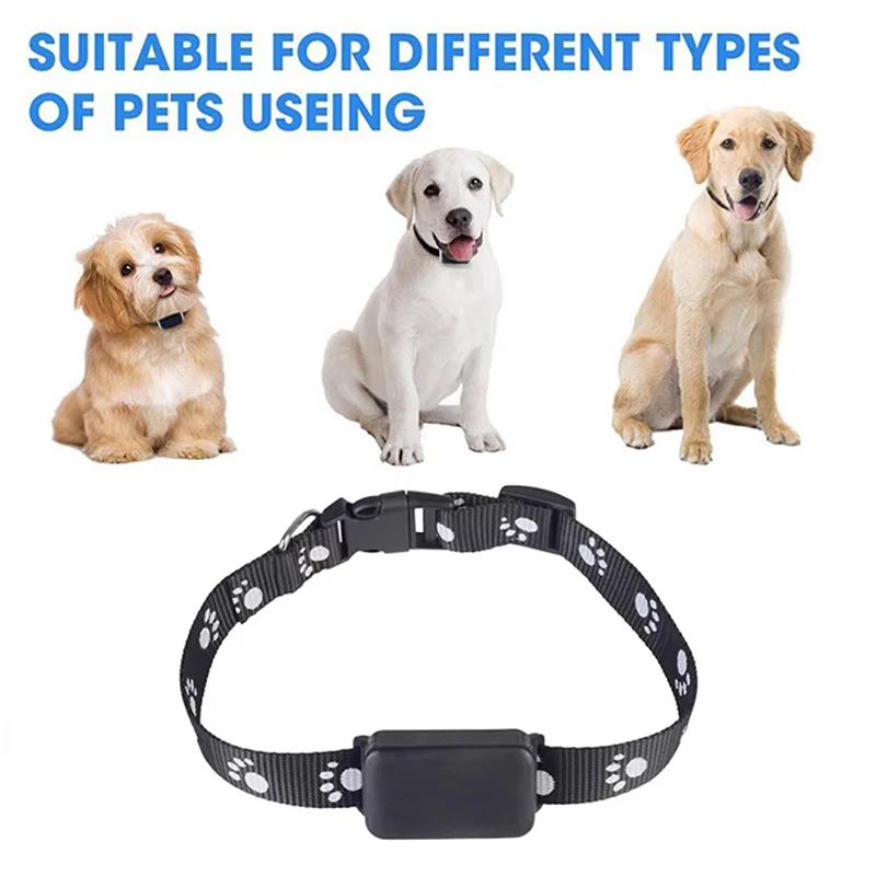 Waterproof Mini GPS Pet Locator Collar, 90 Days Historical Route Record, Quadruple Precise Positioning Remote Control Anti-Lost