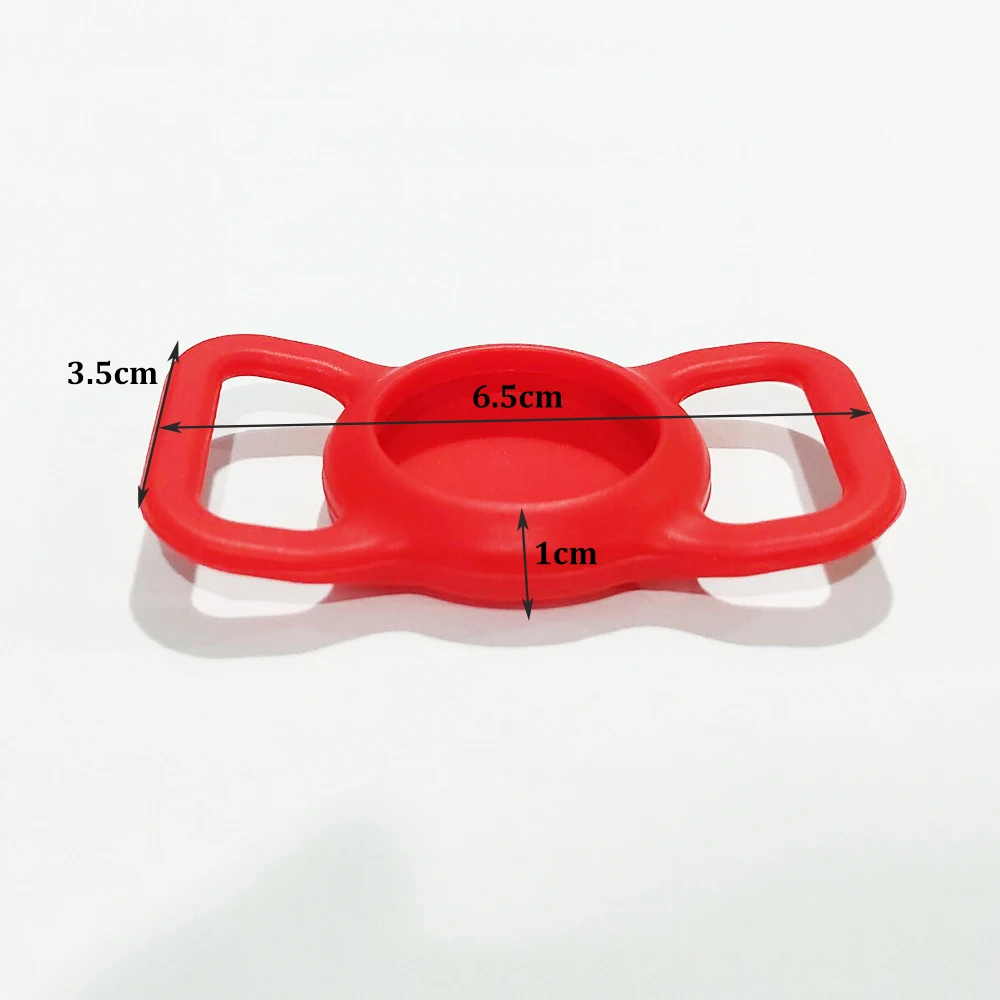 1PC Silicone Pet Collar with Airtag Holder Anti-Loss Cat Dog Locator Luminous Color Protection Apple Tracker Sleeve view 2