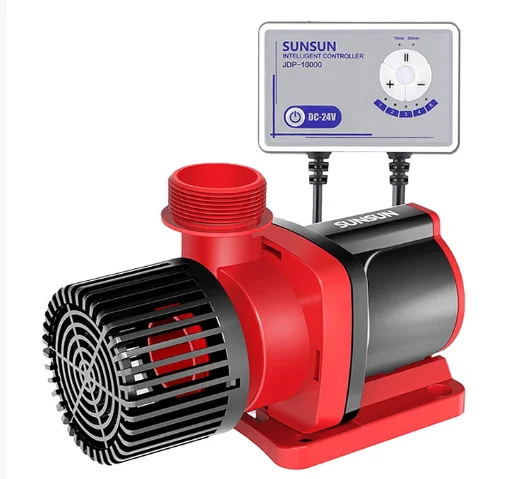 DC 24V Low Power Consumption Amphibious Circulation Pump Plastic Fresh Sea Water Aquarium Water Pump with Frequency Variation